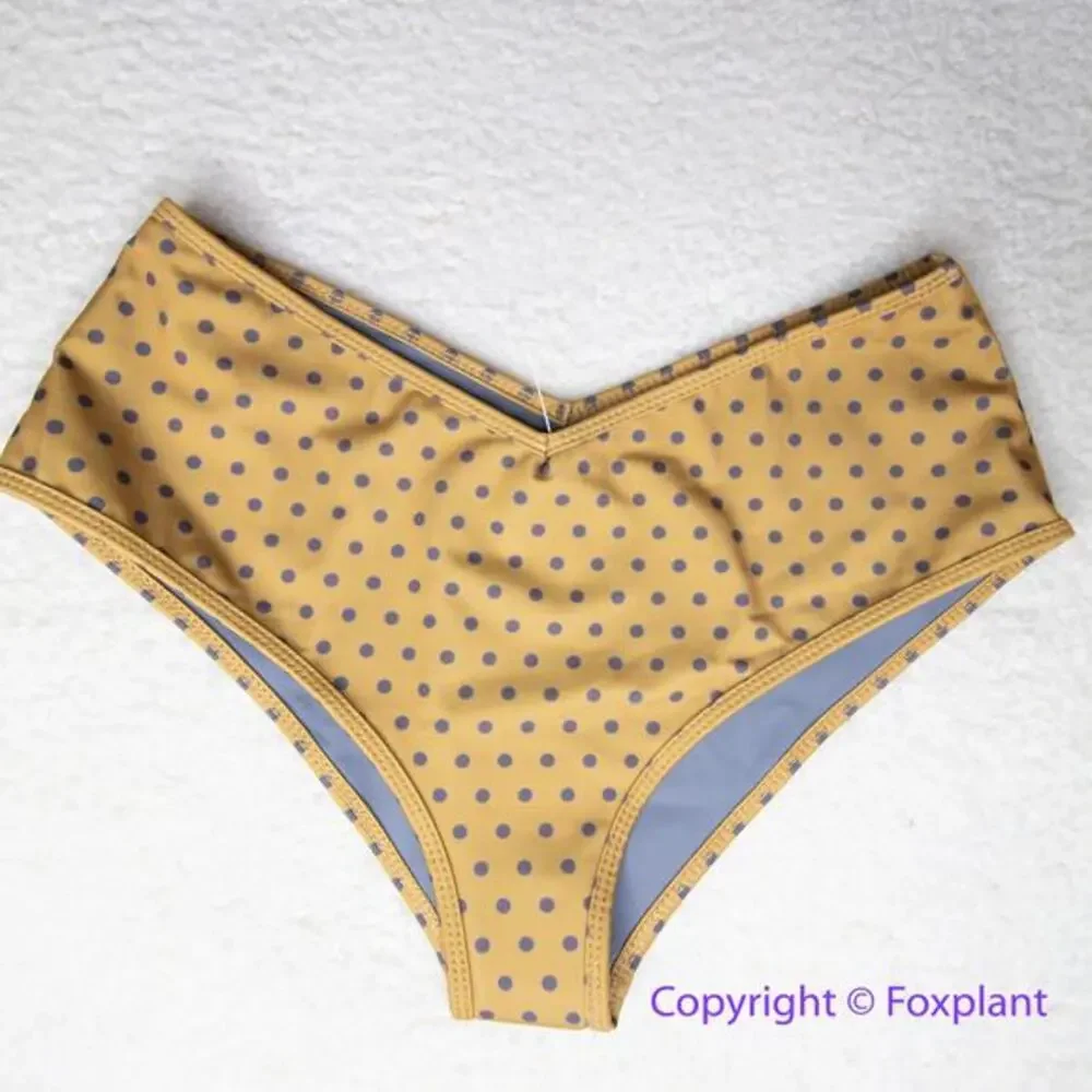 New! Belle the Label Free People Rae polka‎ dot bikini swim bottom, size S